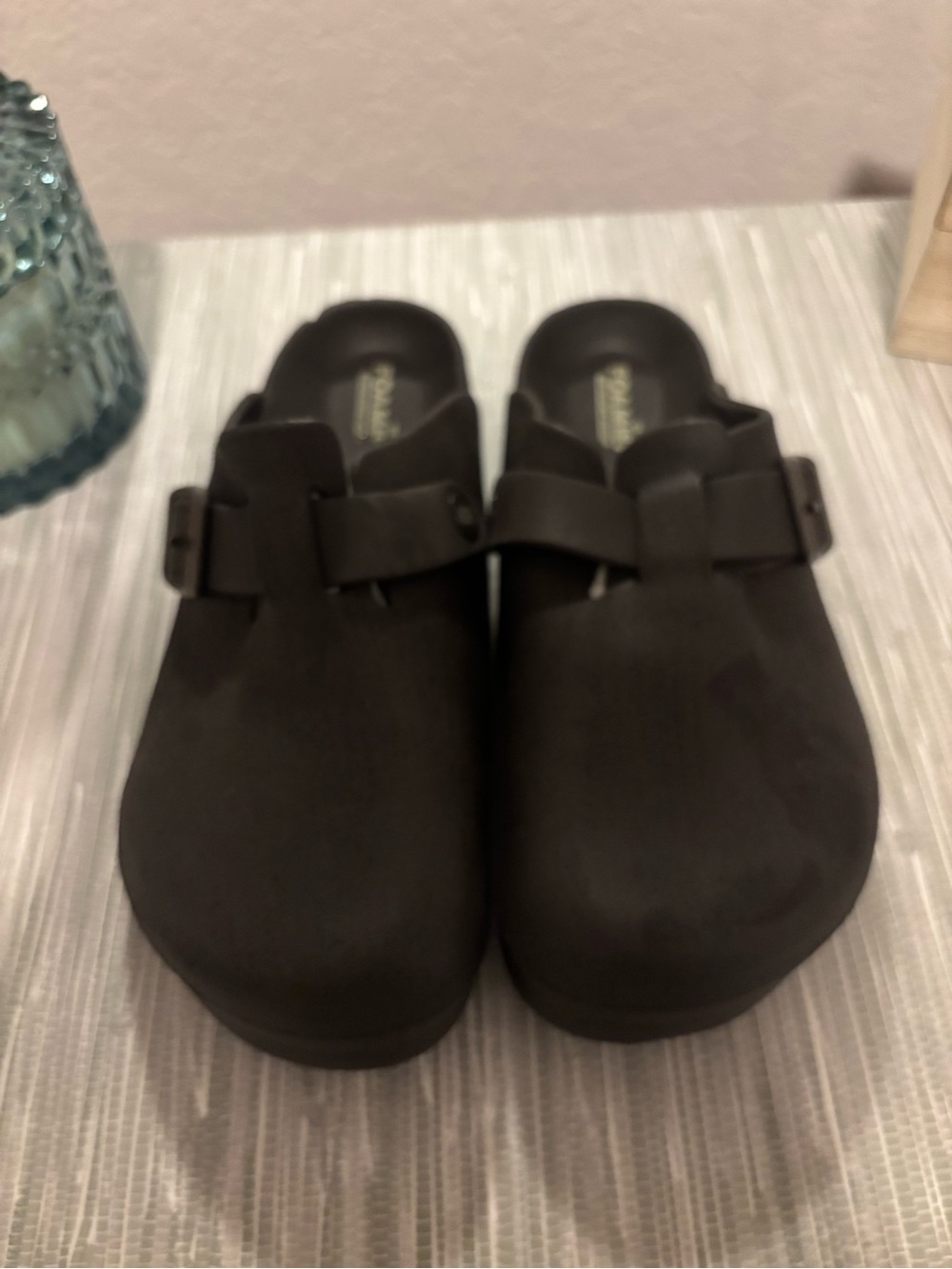 Skechers Slip-On Clog Mules with Adjustable Buckle